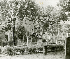 Historische Ansicht des Jüdischen Friedhofs. (Bildrechte: Industriemuseum)