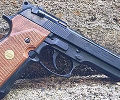 Die Polizei nahm drei Männern Schreckschusspistolen ab. (Symbolfoto: Pixabay)