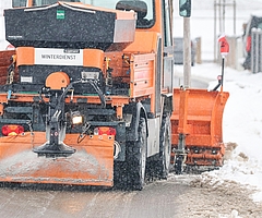 Noch leisten die Mitarbeiter des Landesbetriebs Straßenbau und Verkehr den Winterdienst. Doch um 0 Uhr beginnt am Donnerstag, 30. November, ein Warnstreik. (Symbolfoto: Pixabay)