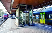 Bis September verkehrt hier kein Aufzug. Noch vorige Woche hielt die Deutsche Bahn es für vertretbar, keine Alternative vor Ort anzubieten. Jetzt fand sie doch eine Lösung. (Foto: Frank) 