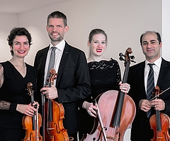 Das Armat Quartett eröffnet den Konzertreigen in der Pinneberger Drostei am 24. Februar 2023. (Foto: Mihály András)