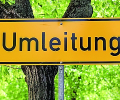 Umleitungen sind in Glückstadt fast schon normal. (Foto: pixabay)