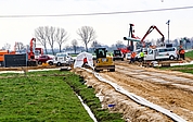 Das Foto entstand während der Verlegearbeiten der LNG-Leitung in Raa-Besenbek. (Foto: Strandmann)