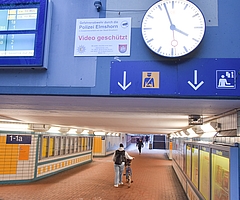 Die Polizei wird am Elmshorner Bahnhof weiterhin viele Kontrollen vornehmen. (Archiv: Frank)
