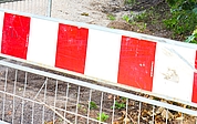 Längst ein gewohntes Bild: Absperrungen. (Foto: Strandmann)